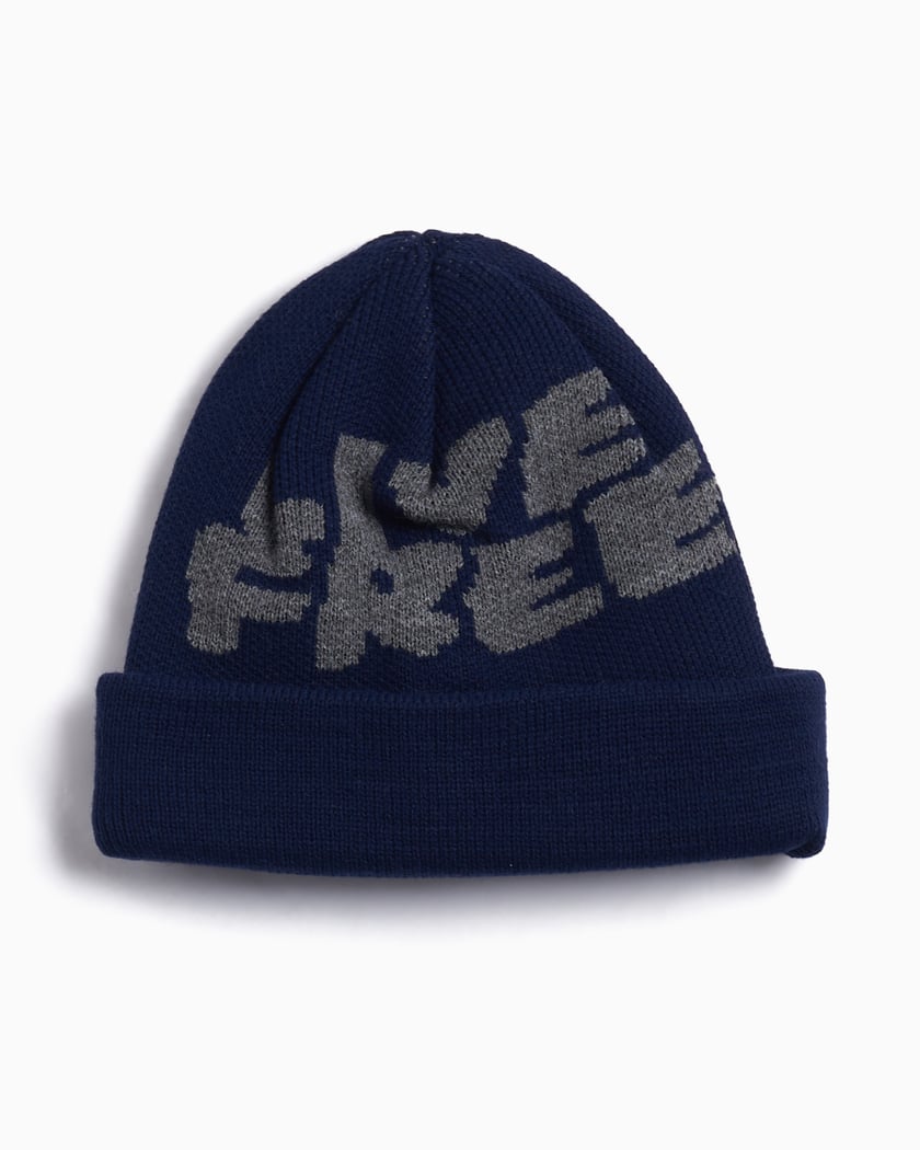 Comme Des Garçons Shirt Live Free Unisex Beanie Blue FN-K601