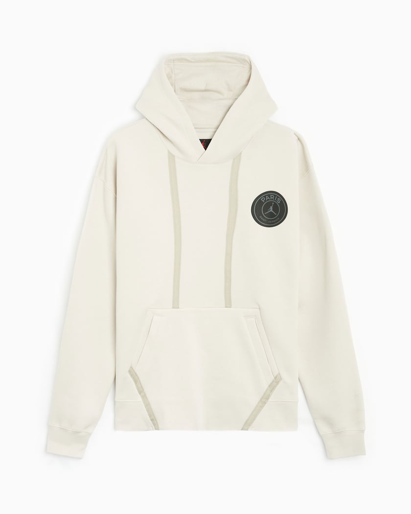 Jordan x PSG Men s Fleece Hoodie Blanco DZ2923 072 FOOTDISTRICT