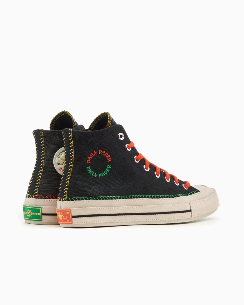 Converse x Daily Paper Chuck 70 High Black A12069C FOOTDISTRICT
