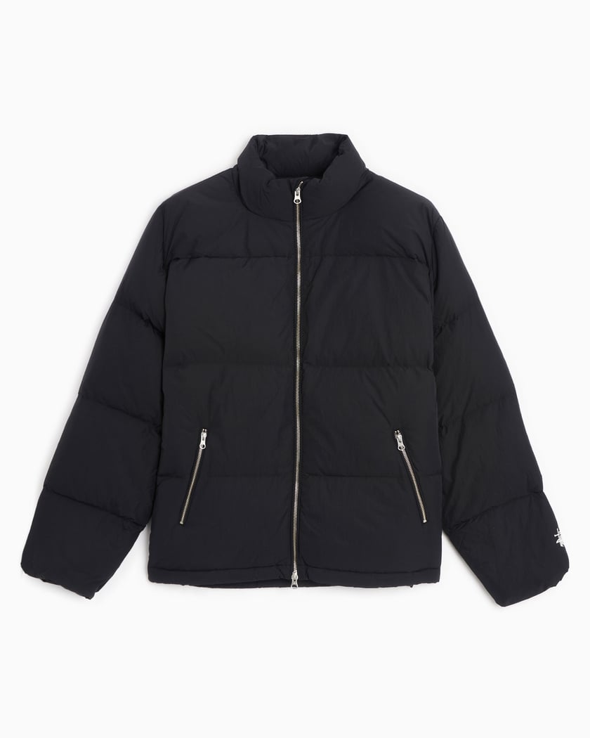 Stussy Men s Nylon Puffer Jacket Black 115711 BLAC FOOTDISTRICT