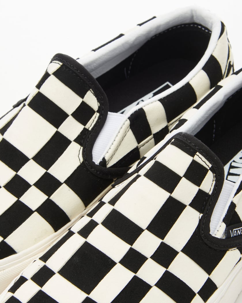 Gingham slip on shoes hotsell