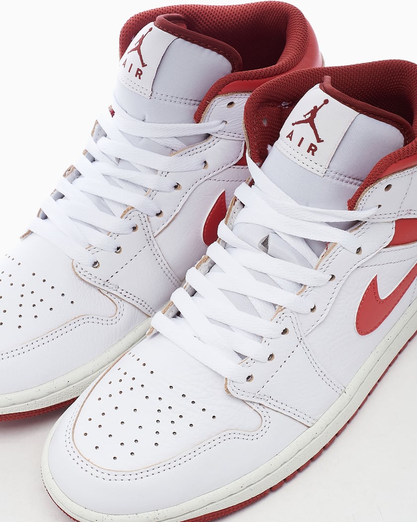 Nike air jordan 1 blancas y rojas new arrivals