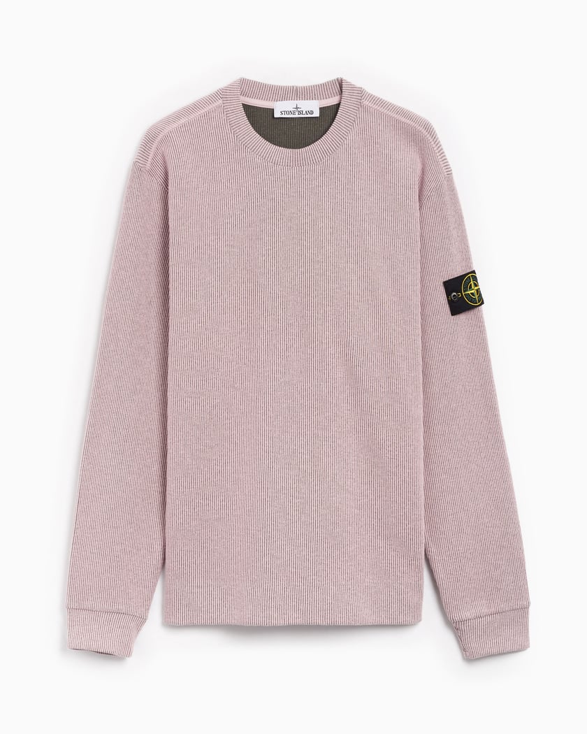 Stone Island Men s Knit Sweater Pink 801562656 V0080 FOOTDISTRICT