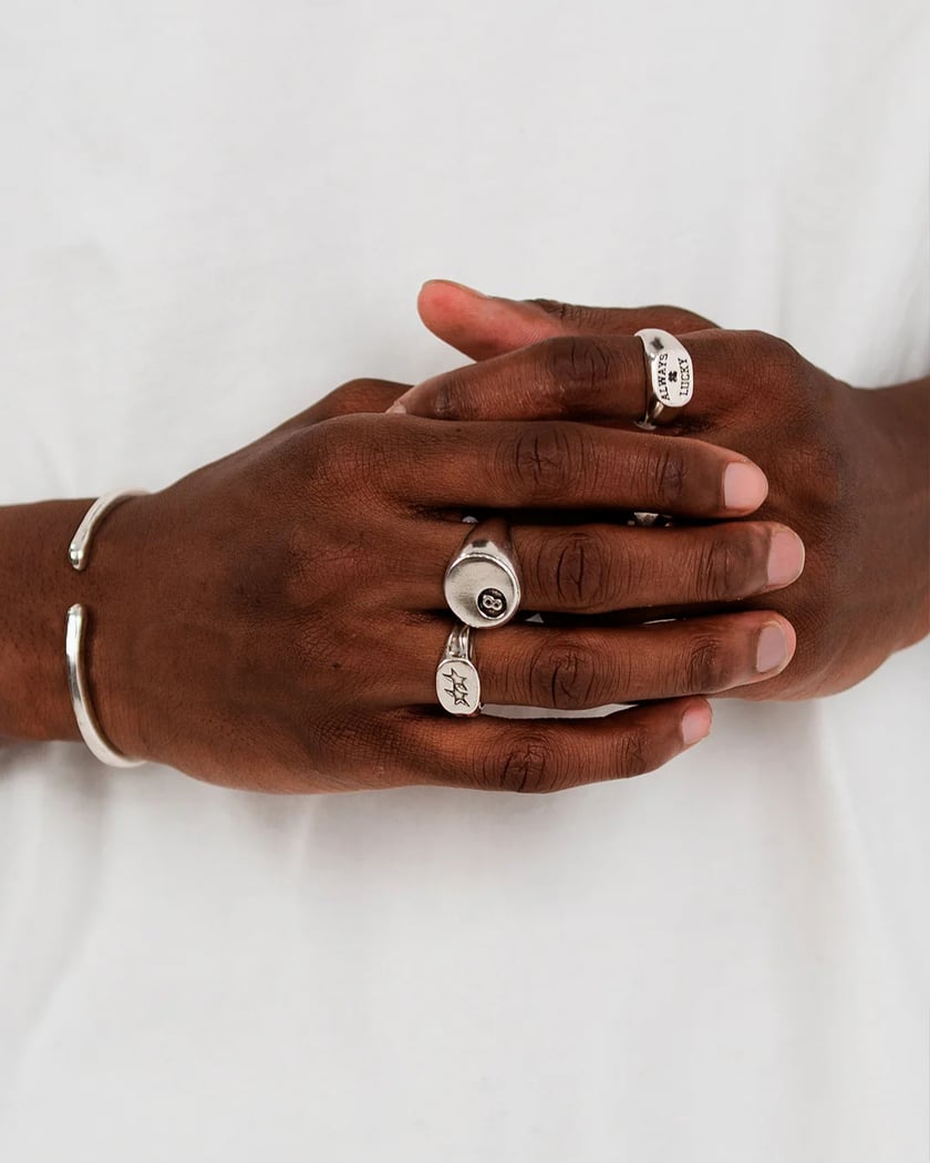TwoJeys 8 Ball Ring Silver colored 20560400122 | FOOTDISTRICT