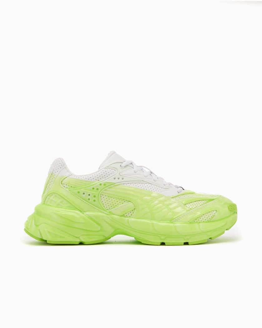 Puma Velophasis Slime Green, White 393754-01 | FOOTDISTRICT