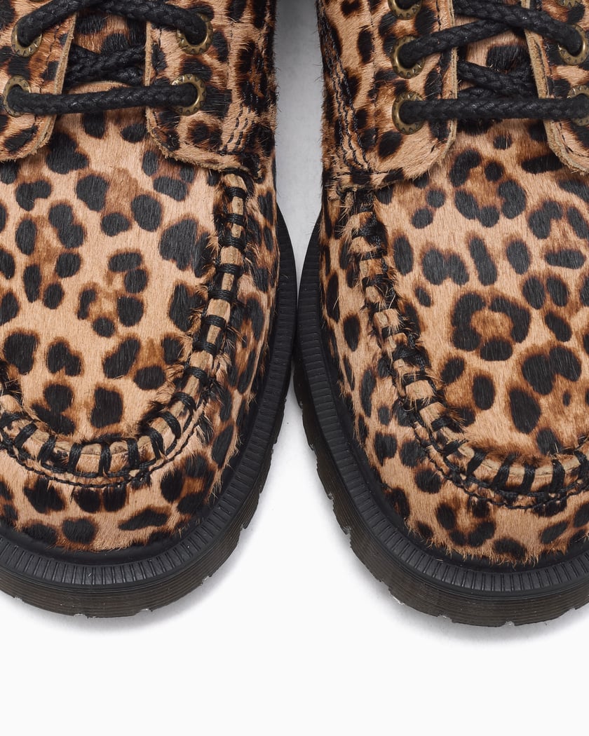 Dr. Martens Lowell Archive Leopard Hair On Unisex Shoes