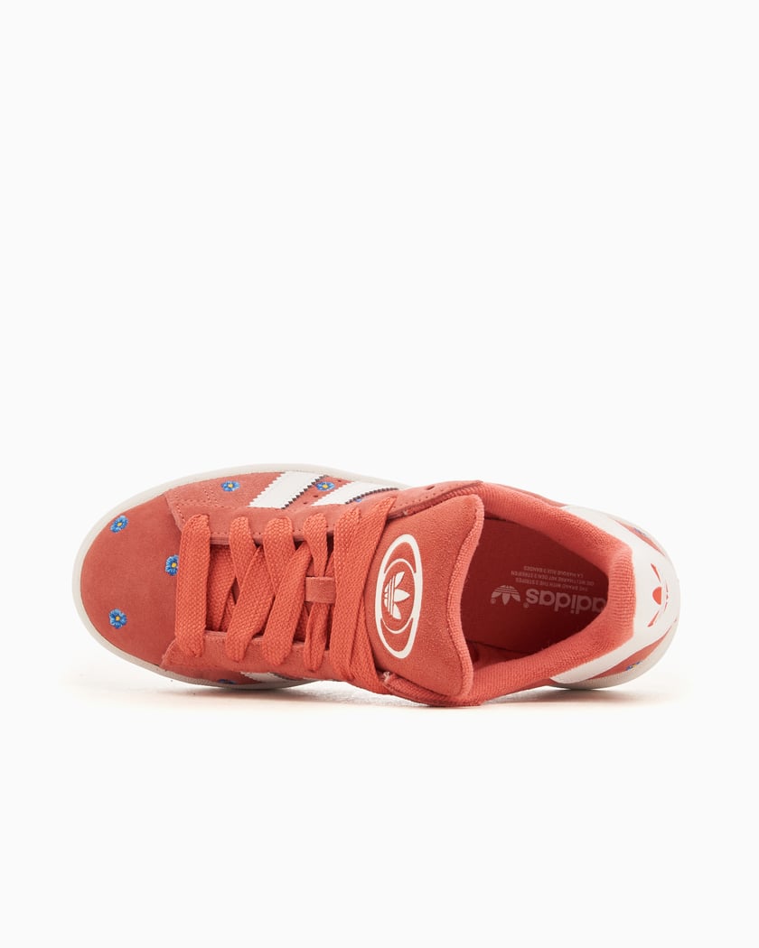 adidas Originals Women s Campus 00s Floral Pack Red IF9639 FOOTDISTRICT