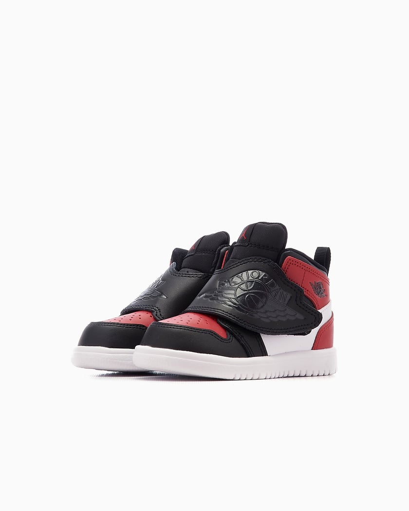 Air Jordan 1 Sky TD Negro Rojo BQ7196 016 FOOTDISTRICT