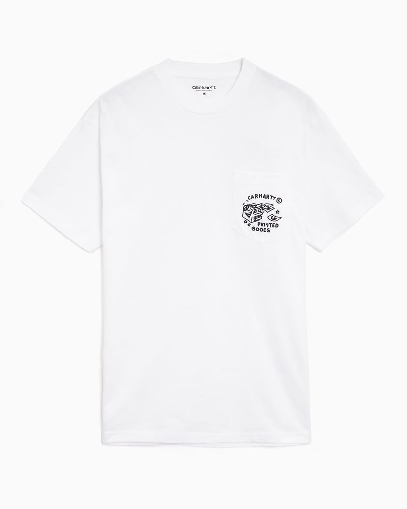 Carhartt WIP Fragments Men's Pocket T-Shirt White I034407