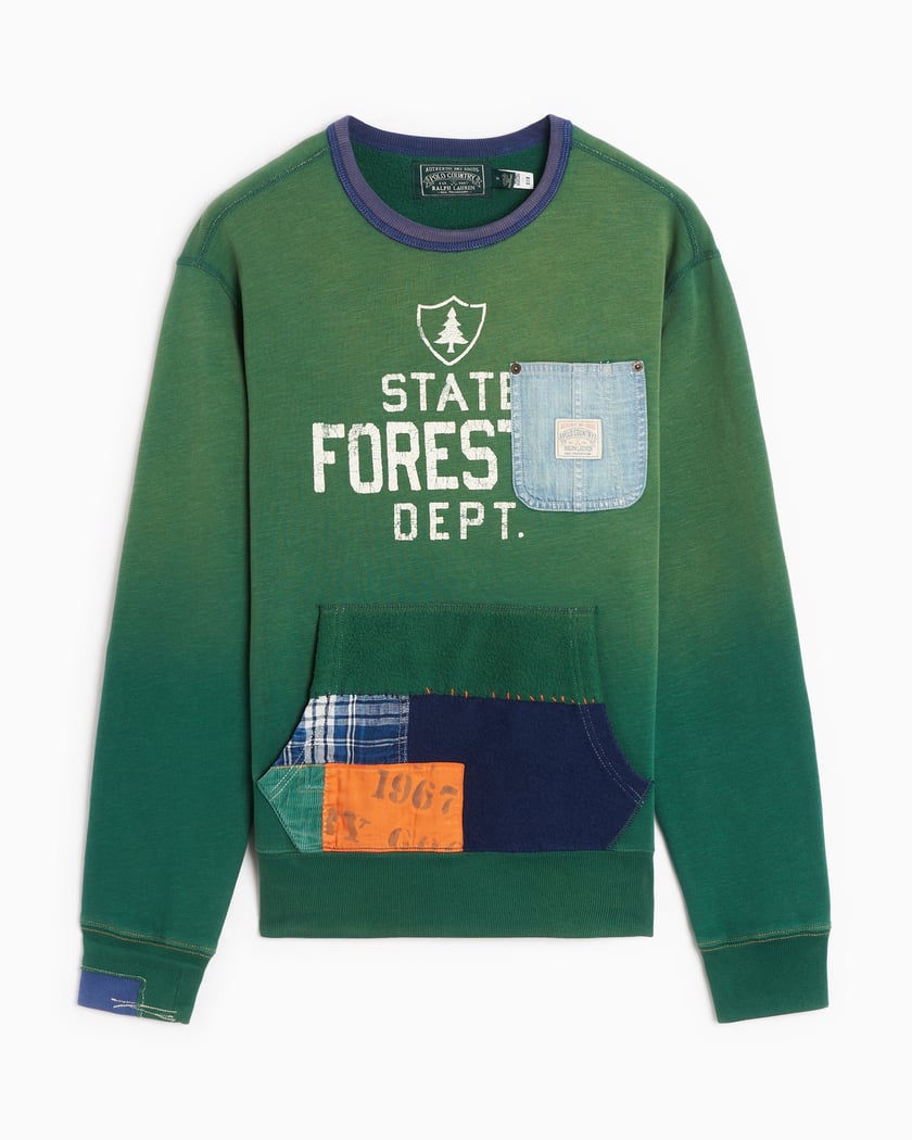 Polo Ralph Lauren Men s Sweatshirt Green 710920303001 FOOTDISTRICT