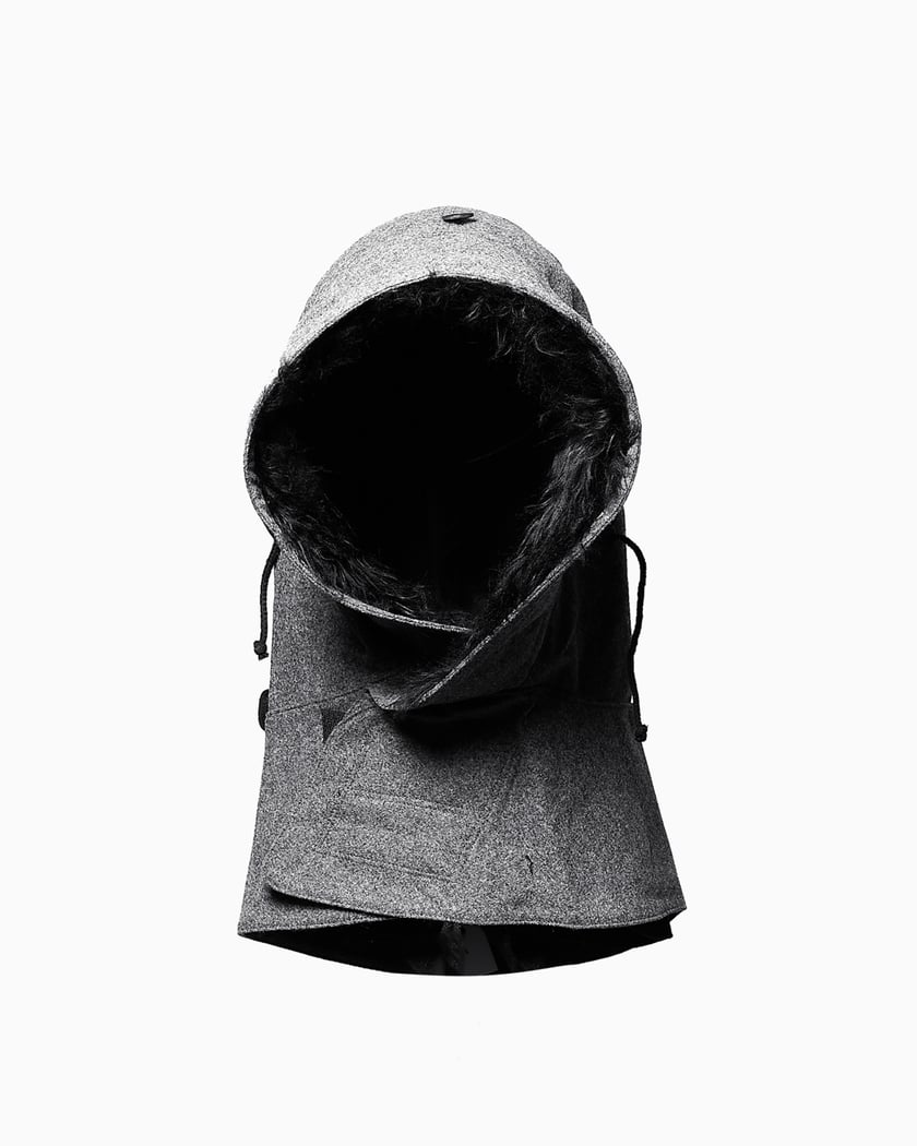 Comme Des Garçons Shirt Unisex Woven Hood Gray FJ-K002-W22-1