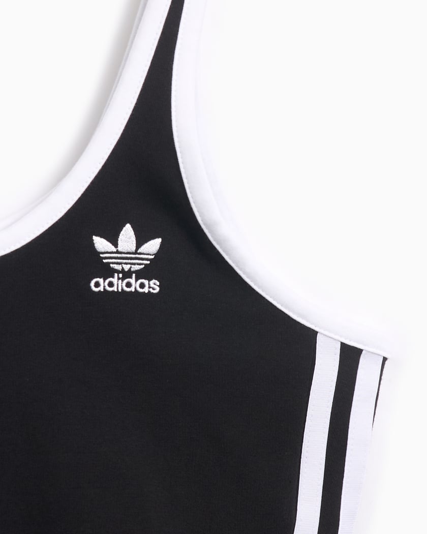 Black and white adidas top womens discount