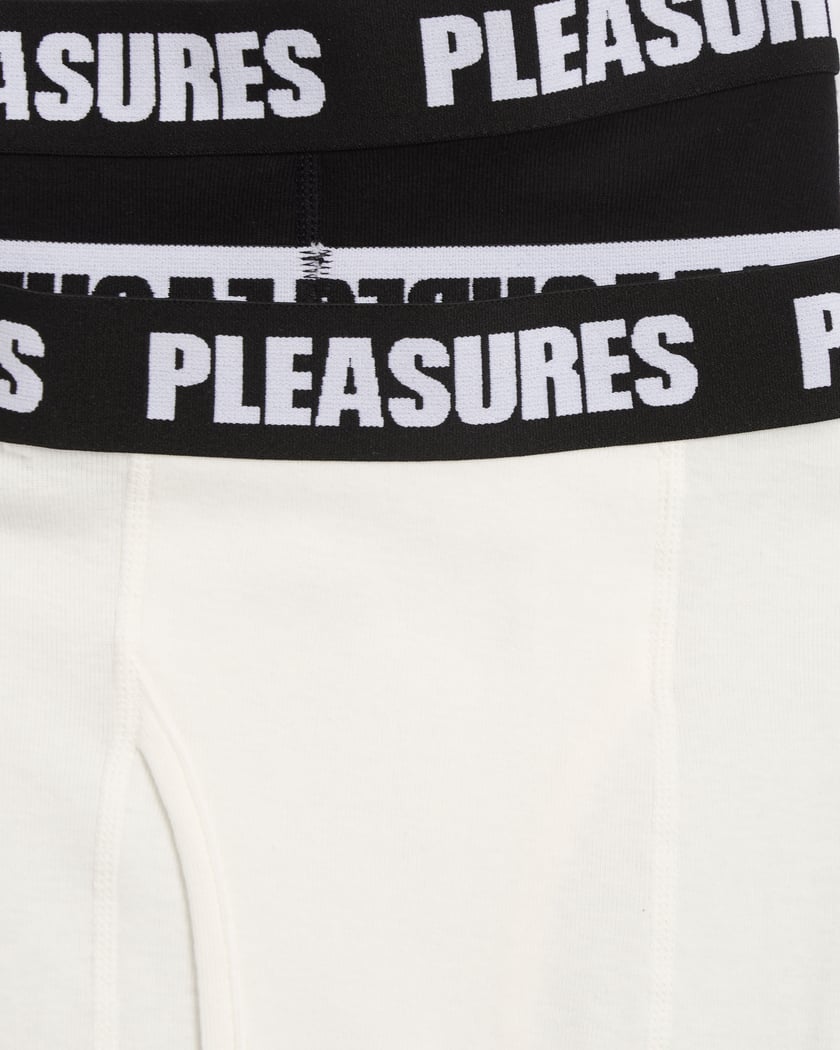 Pleasures Men's Boxer Briefs (2 Pack) Black, White P24SP073-BLACK