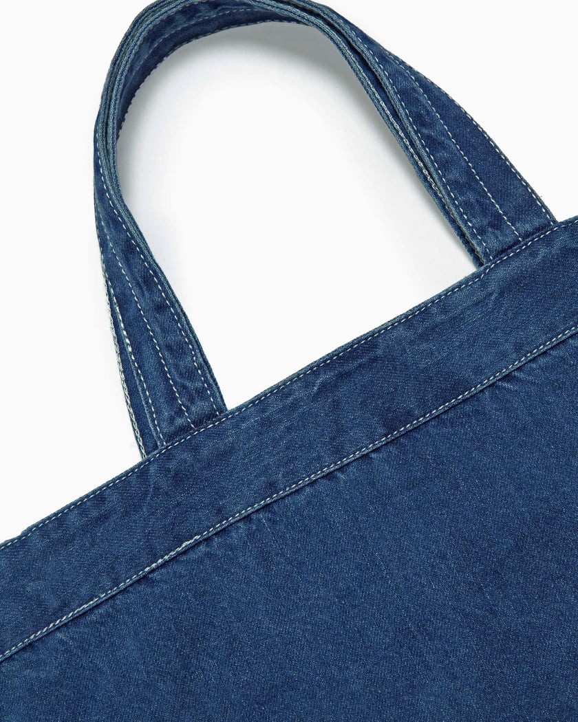 YMC Unisex Tote Bag Blau PBWAA WASHED INDIGO FOOTDISTRICT