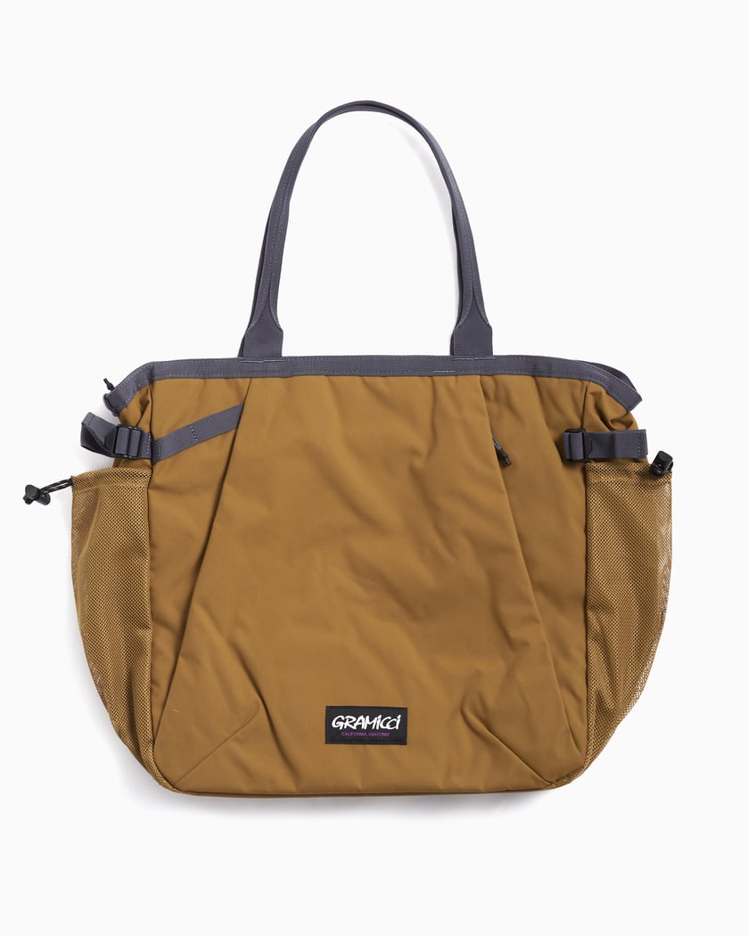 Gramicci Unisex Cordura Tote Bag Beige G4FB 103 TAN FOOTDISTRICT