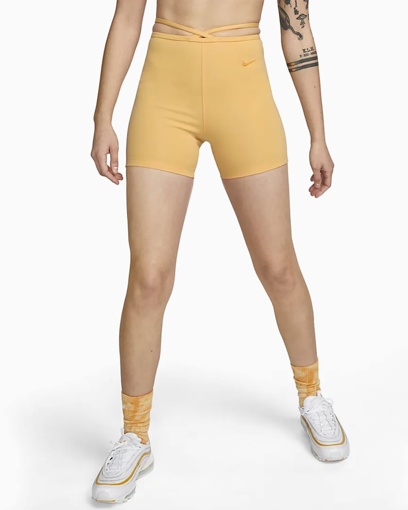 nike yellow cycling shorts