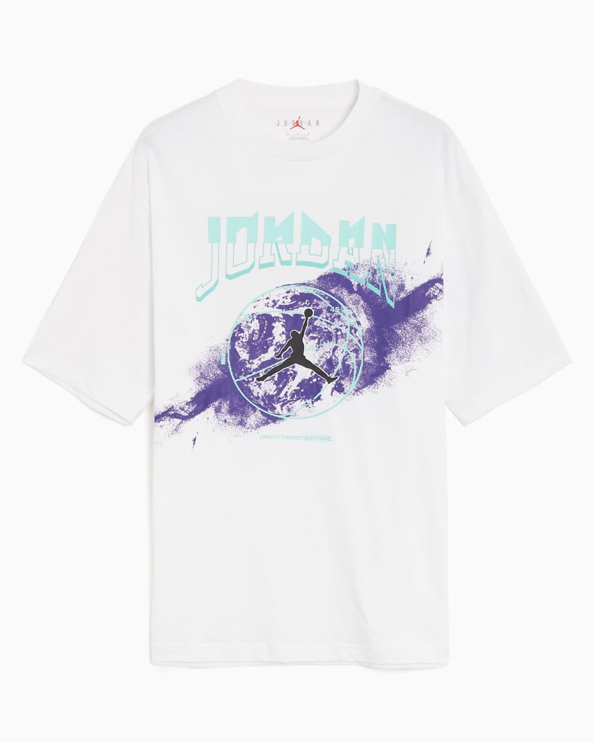 White and purple jordan shirt new arrivals