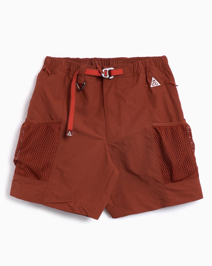 Nike ACG Snowgrass Cargo Men's Shorts Burgundy DV9405-245