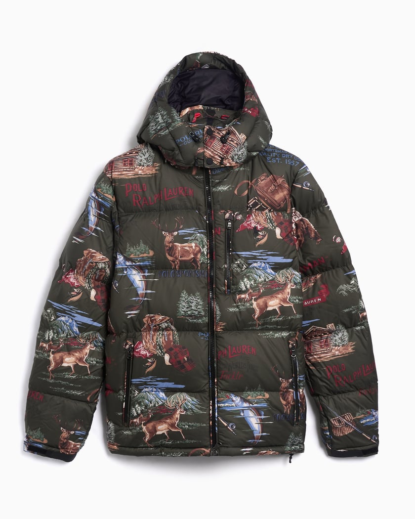 Chaqueta de plumas con gráfico Polo Ralph Lauren Gorham Sportsman