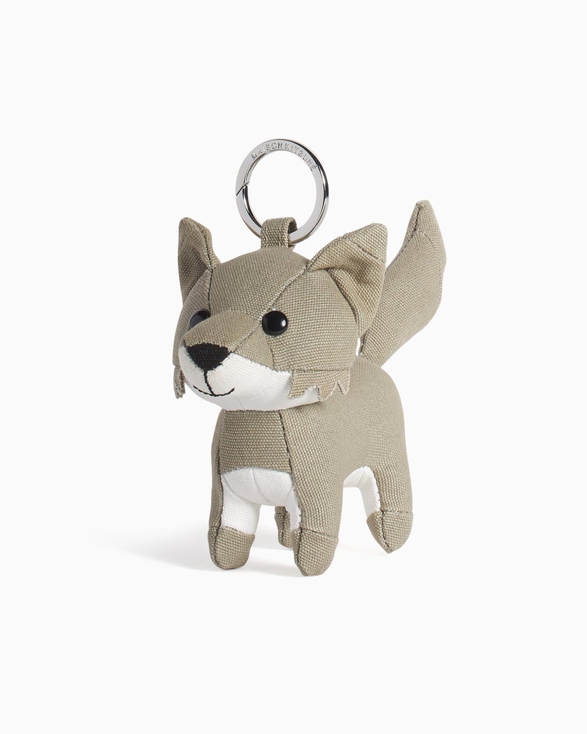 Maison Kitsuné Fox Unisex Keychain Beige PW06902WW0107-P131