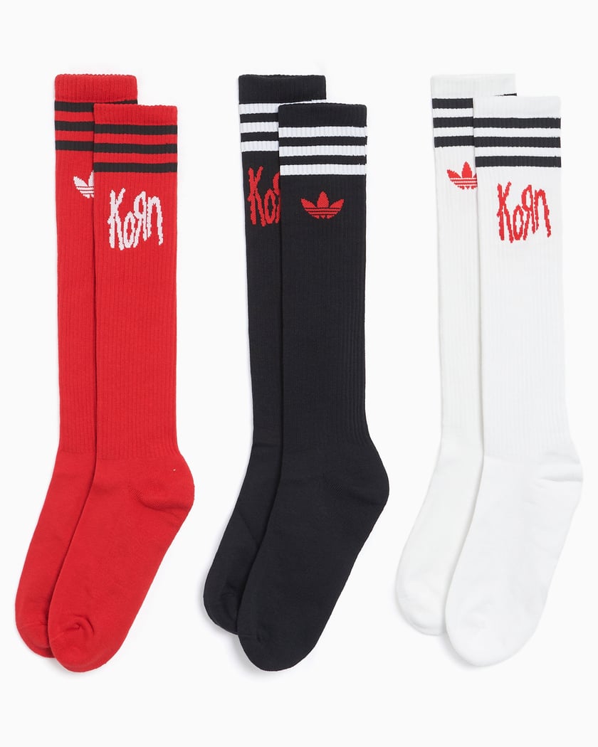 adidas Originals x Korn Unisex Knee Socks Multi JG1440 FOOTDISTRICT