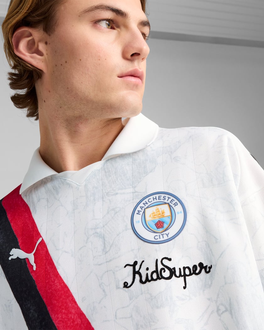 Puma x KidSuper Manchester City Retro Long-Sleeved Men's Jersey T