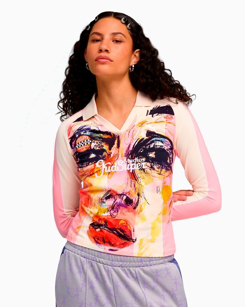 Puma x KidSuper LS Graphic Long-Sleeved Slim Women's Jersey T