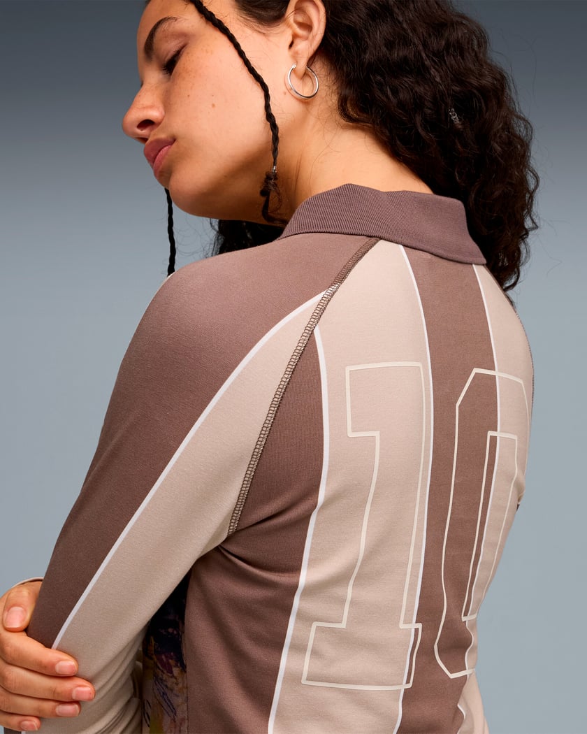 Puma x KidSuper Graphic Long-Sleeved Slim Women's T-Shirt