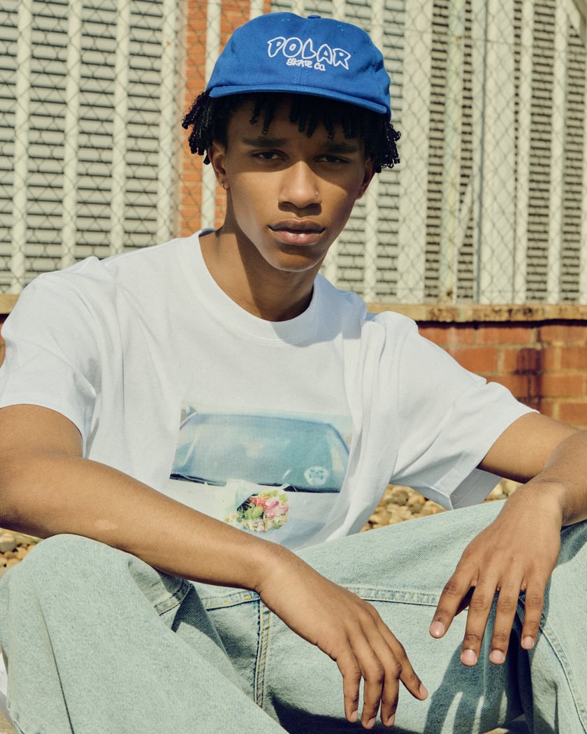 Polar Skate Co. Michae Unisex Outline Logol Cap Blue PSC