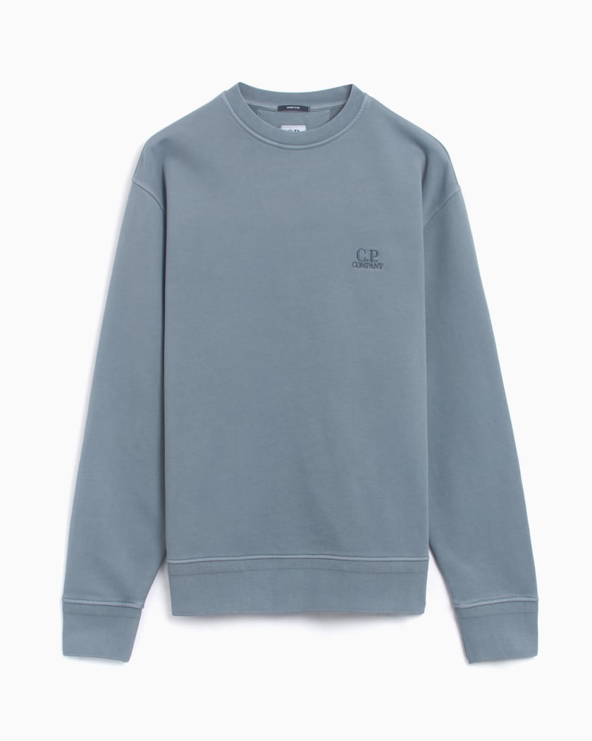 CP Company Logo Men's Fleece Sweatshirt Blue