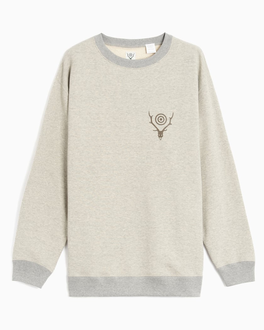 South2 West8 Men's Sweatshirt Gray NS839-A-Grey | FOOTDISTRICT