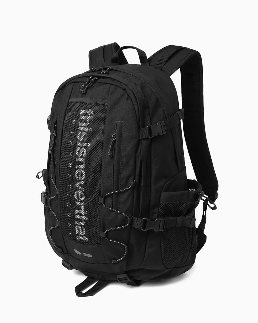 thisisneverthat® INTL-Logo Unisex Cordura Backpack 30 Black thisisneverthat® INTL-Logo Unisex Cordura Backpack 30 Black