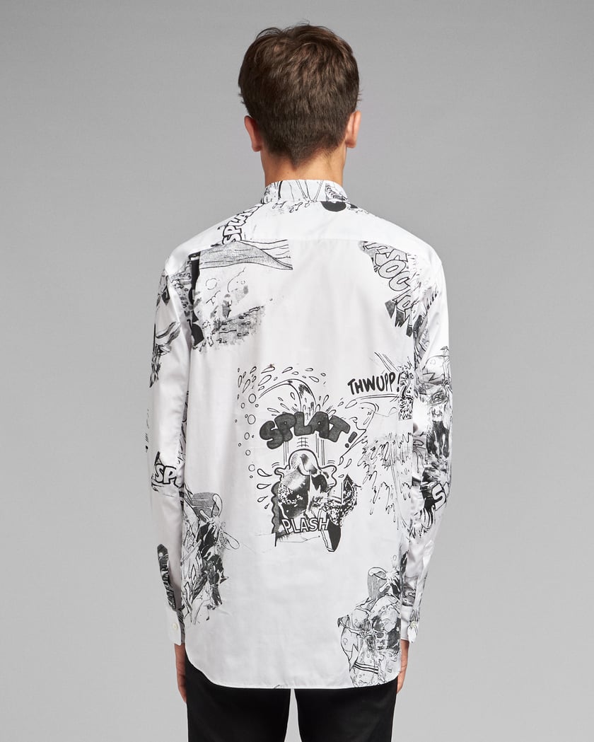 Comme Des Garçons Shirt x Christian Marclay Men's Woven Shirt