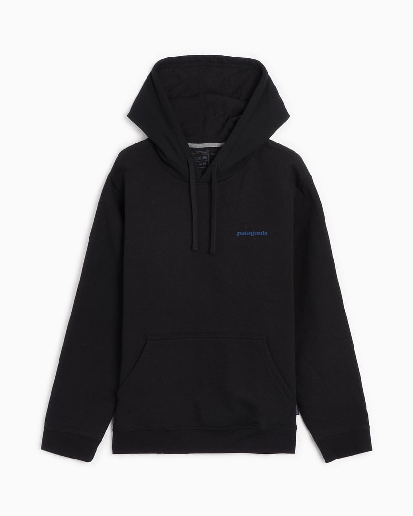 Patagonia Boardshort Logo Uprisal Men s Hoodie Negro 39665 INBK FOOTDISTRICT