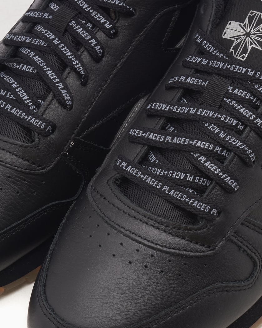 Reebok x Places Faces Classic Leather Black RMIA04CC99LEA0071072 FOOTDISTRICT