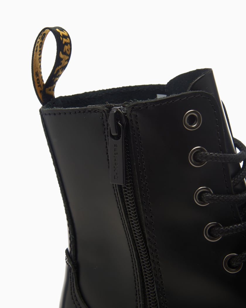 Dr. Martens Jadon Polished Smooth Platform Boot Noir 15265001
