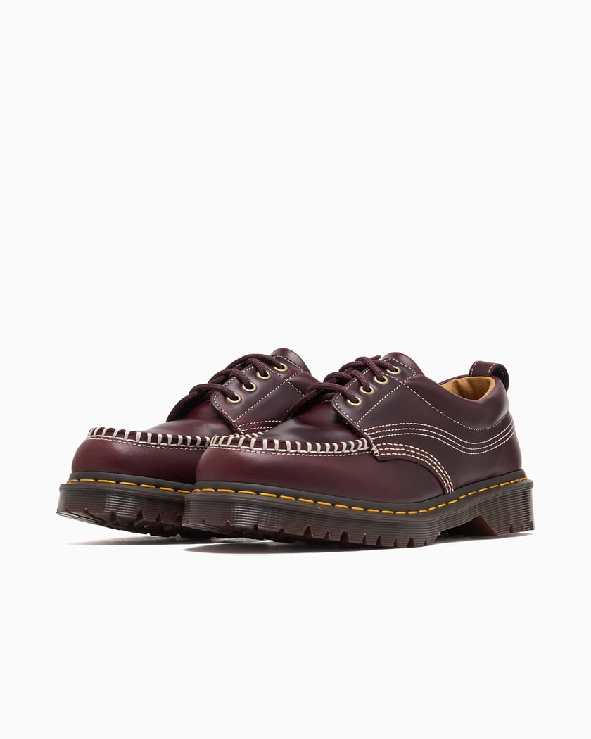 Dr. Martens Lowell Moc Unisex Shoes Burgundy 31817600 | FOOTDISTRICT