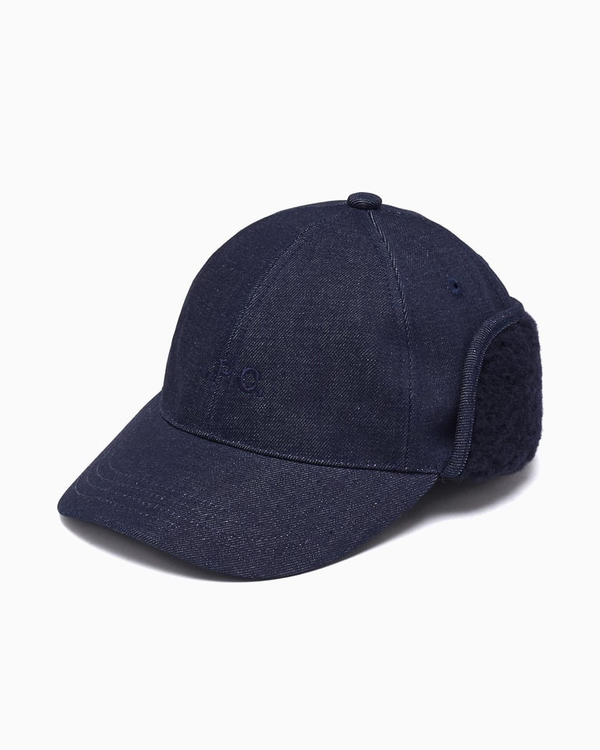 A.P.C. A.P.C. Charlie Tigre Unisex Cap Unisex Cap Blue COGYX