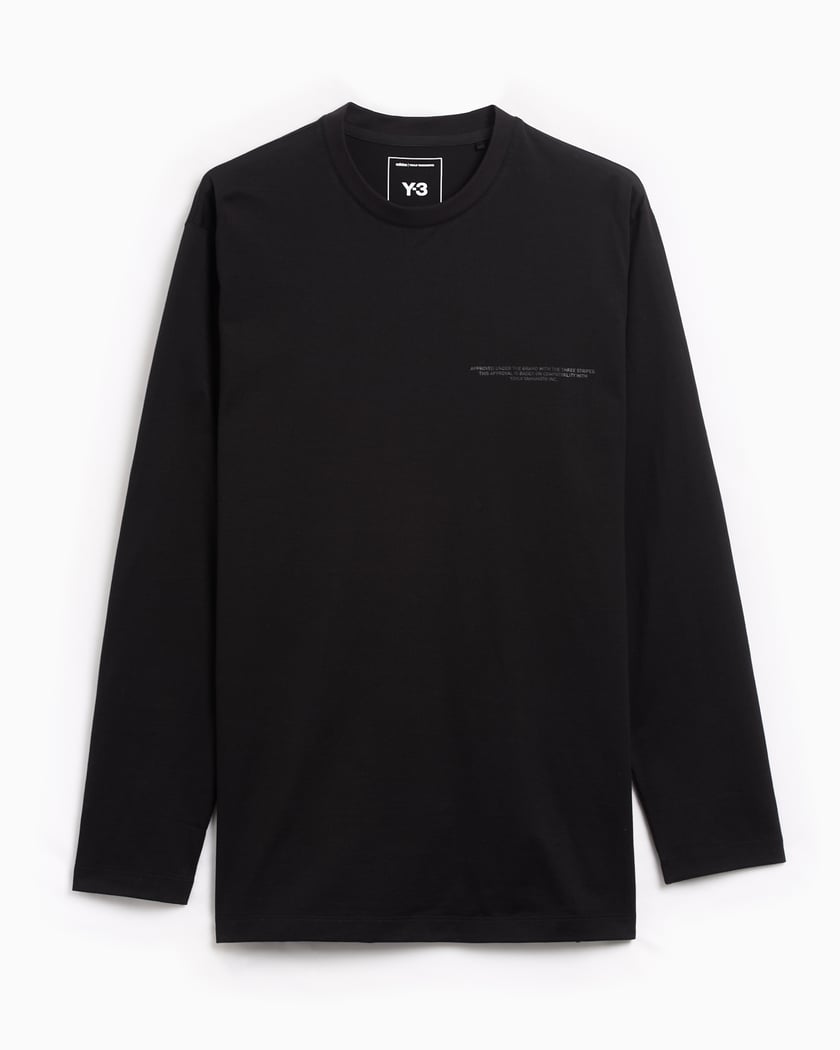 adidas Y 3 Logo Unisex Long Sleeve T Shirt