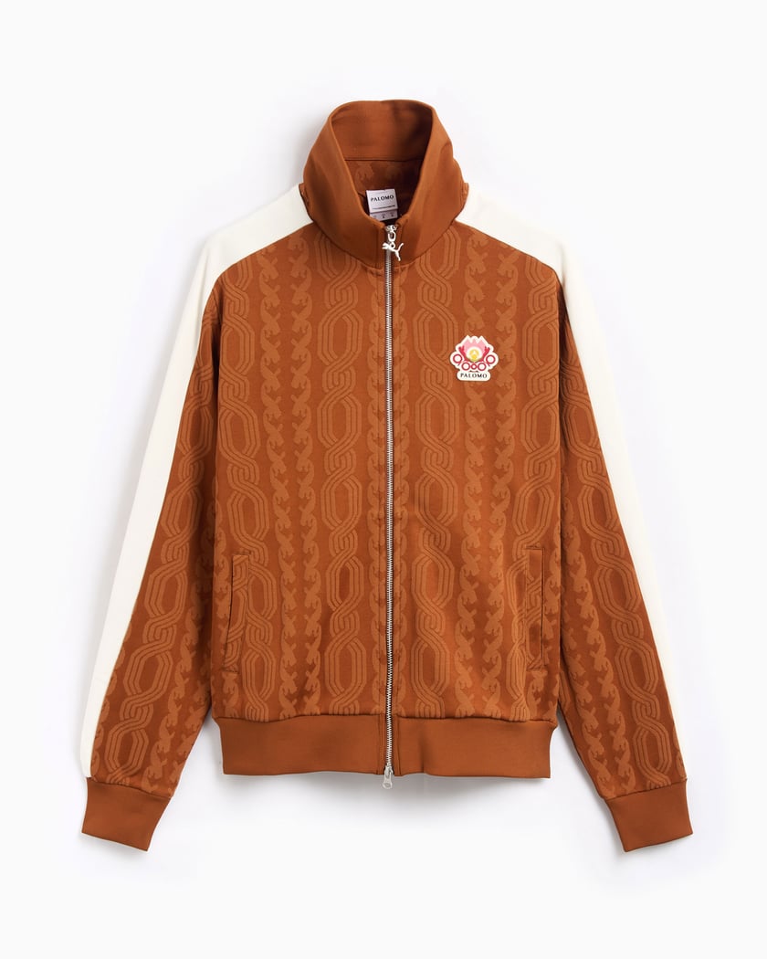 Puma x PALOMO T7 Unisex Track Jacket Marrone 625562 81 FOOTDISTRICT