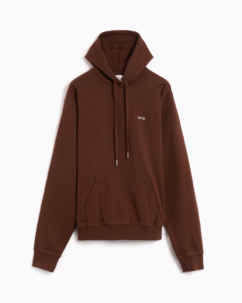 Arte Antwerp Blooming Ideas Men's Hoodie Brown AW24-134H Arte Antwerp Blooming Ideas Men's Hoodie Brown AW24-134H