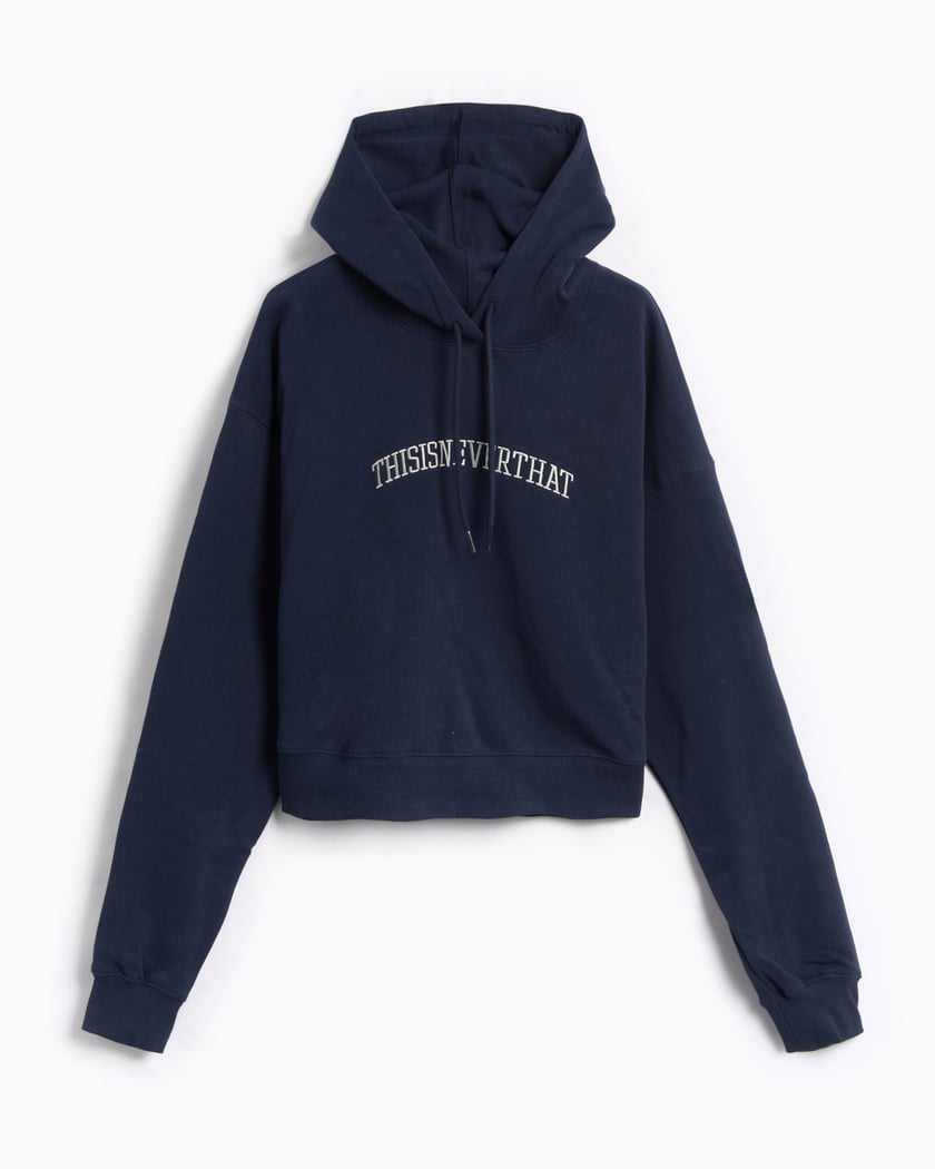 thisisneverthat® Arch-Logo Women's Hoodie Blue TN240TSWHO02