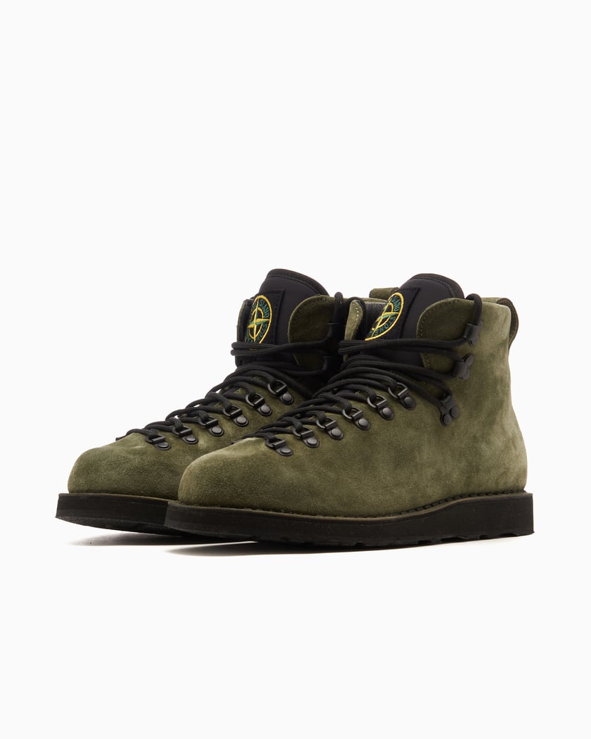 Stone Island Boot Vibram Laarzen voor heren Groen 81FWS0203-V0055