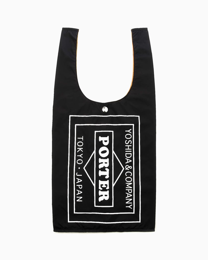 Porter Yoshida Co. Packable Grocery Unisex Tote Bag CVS Schwarz 381 01606 10 FOOTDISTRICT