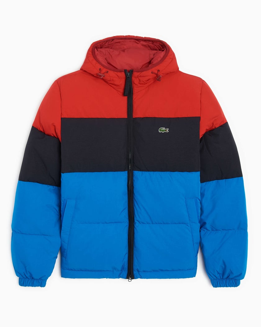 Lacoste Short Lightweight Water Resistant Men s Puffer Coat Multi BH1966 00 UBW FOOTDISTRICT