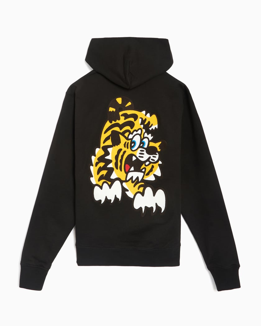 Kenzo By Verdy Collection Men's Embroidered Classic Hoodie Black  FF55SW2724MC-99J | FOOTDISTRICT