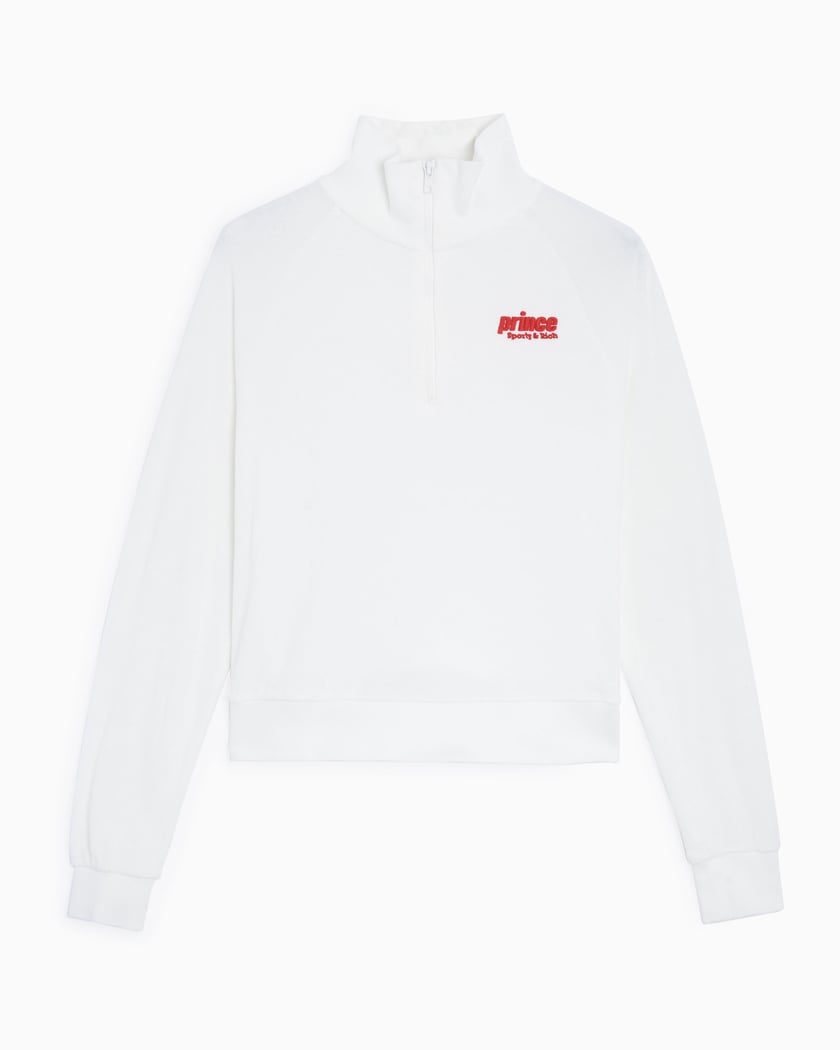 【後払い手数料無料】 Sporty Prince x Rich & Sporty Unisex Sweatshirt Zip 1/4 トップス