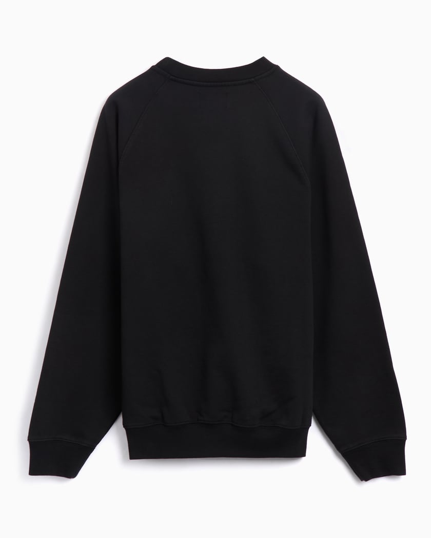 【ラッピング無料】 Rassvet PACC16T021-1 Black Sweatshirt Knit Men's Logo Dog トップス