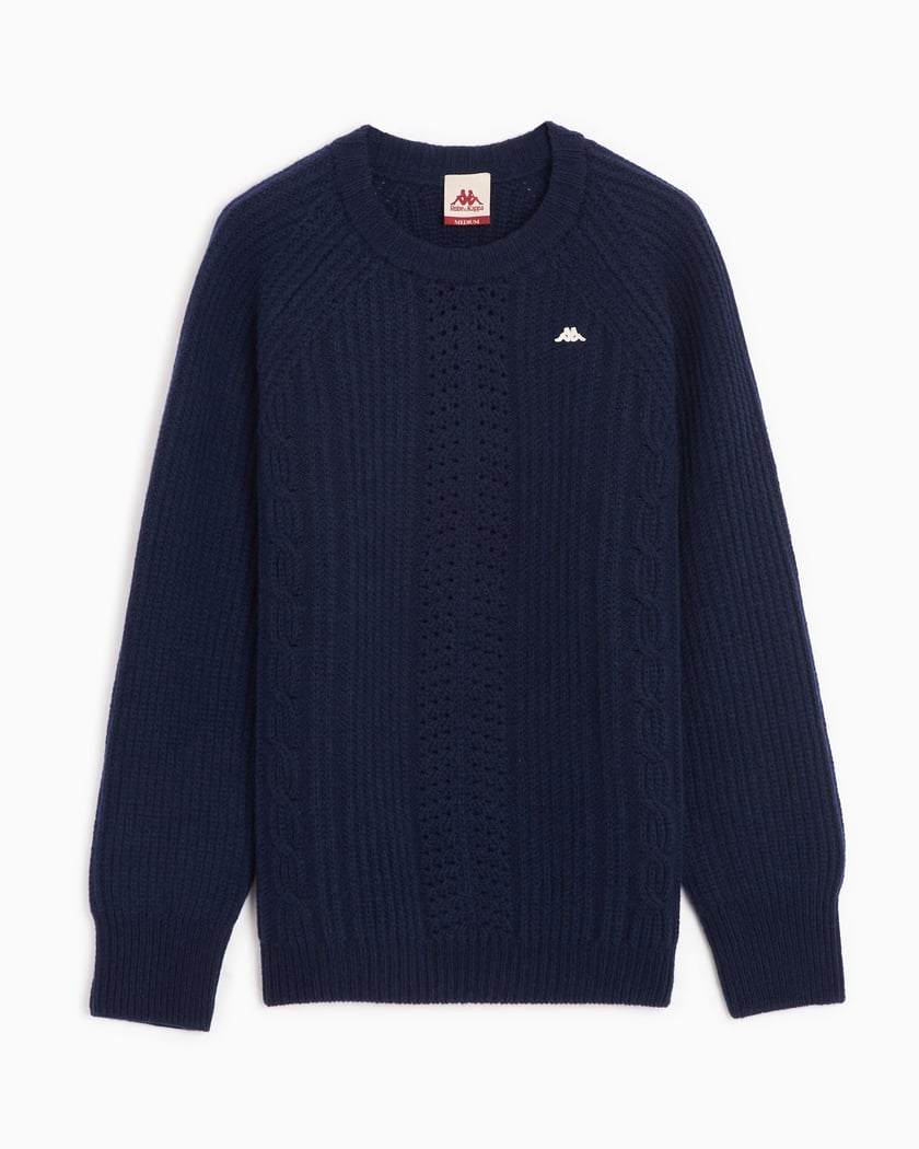 Robe di Kappa Gnalp Men's Sweater Blauw 65115TW-193 FOOTDISTRICT