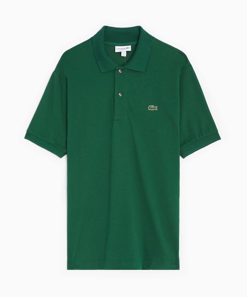 Polo de Manga Corta Lacoste Classic Fit Hombre Verde L1212 00 132 FOOTDISTRICT